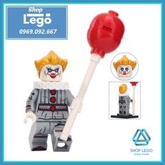 Xếp hình IT - Tên hề ma quái Pennywise Beverly George Chosen Jacobs Lego Minifigures Koruit KT1012