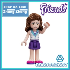 Đồ chơi xếp hình Friends Tom - Nicole - Stella Andrea - Martina James - Mia Olivia Minifigures Lele F034 041