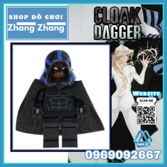 Xếp hình Cloak & Dagger
- Tyrone Johnson Siêu anh hùng Lego Minifigures Kopf KF573 KF6046