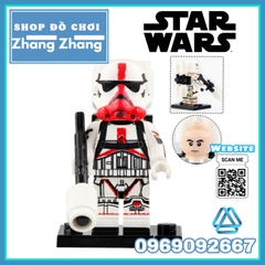 Xếp hình Star Wars Stormtrooper - Moff Gideon Cara Dune - Death Trooper Greef Carga Mandalorian Lego Minifigures WM6099