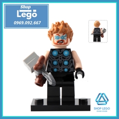 Xếp hình Iron man - Spider-man - Ebony Maw - Groot - Thor Dr Strage Black Widow Star-Lord Lego Minifigures Lele D033 040