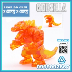 [13cm] Xếp hình Red Lotus Godzilla Đế vương bất tử siêu to Lego Minifigures GXL047
