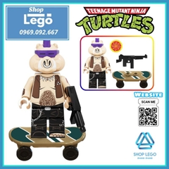Xếp hình Ninja rùa teenage mutant ninja turtles gồm Leonardo - Raphael - Donatello Lego Minifigures Kopf KF6125