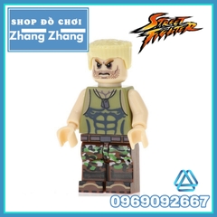 Xếp hình Street Fighter Ryu - Ken - Guile - Zangief - Honda- Dhalsim - Blanka - Vega Lego Minifigures Kopf KF8008