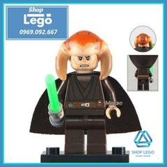Xếp hình Star Wars Han Solo - Shaak Ti - Luminara Unduli - Luke Skywalker - Oola MTarkin Lego Minifigures POGO PG8051