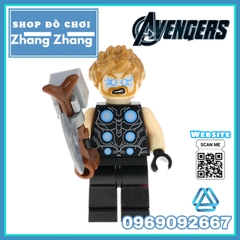 Xếp hình Avengers Endgame - Infinity War siêu anh hùng Marvel Lego Minifigures Kopf KF6091