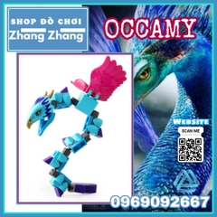 Xếp hình Xà xanh huyền thoại Occamy trong Harry Potter và Fantastic Beasts Lego Minifigures Lele L155