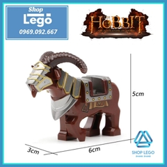 Xếp hình Sơn dương Bighorn Sheep Mount mãnh thú của người lùn trong The Hobbit Lego Minifigures Xinh XH1536