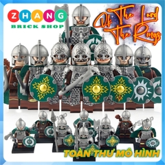 Xếp hình The Lord of the Rings chiến binh Rohan trong chúa tể những chiếc nhẫn Lego Minifigures Koruit KT1046