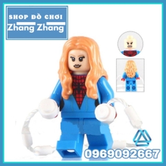 Xếp hình SPIDER MAN BATMAN X-Men Deadpool Cyclops Quasar Azrael Red Lantern Atom Mary Jane Lego Minifigures POGO pg8056