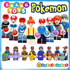 Xếp hình dành cho các bé tặng kèm bóng và pokemon theo mẫu Lego Minifigures SY620