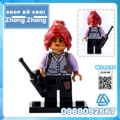 Xếp hình Batman Barbara và Poison Ivy Joker Catwoman - Aaron Cash - Penguin - Riddler Lego Minifigures Pogo PG8041