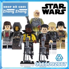 Đồ chơi Xếp hình Star Wars Rebolt Rako Hardeen - Rose Lando Calrissian - Poe Dameron IG-88 Minifigures POGO PG8142