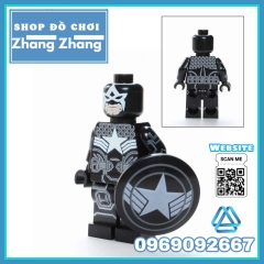 Xếp hình Venom Doctor Doom Ghost Rider Colossus Black Panther Wolverine Cyclops Captain Lego Minifigures POGO PG8187