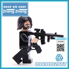 Xếp hình John Wick sát thủ chuyên nghiệp Lego Minifigures Koruit Wm830 Kopf KF1216
