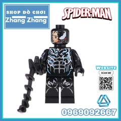 Xếp hình Iron Nightrunner Spider-Man Batman Killer Frost Venom Robin Deadman Squirrel Girl Lego Minifigures Kopf KF6052