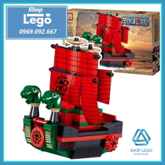 Xếp hình One Piece Tàu hải tặc Polar Tang - Nine Snake - Thousand Sunny - Going Merry Lego Minifigures PRCK 69855