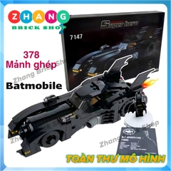 [366 hình] Xếp hình Batman siêu xe Batmobile phiên bản Limited Edition Lego Minifigures 8228