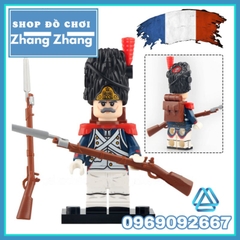 Đồ chơi xếp hình Quân viễn chinh đông dương Đế quốc Pháp thế kỷ 19 Minifigures N005 008