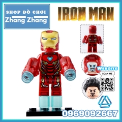 Xếp hình Tuyển tập Iron Man Avengers Endgame MK50 MK85 MK1 MK41 MK5 - Captain Marvel - Outtrider Lego Minifigures WM6055