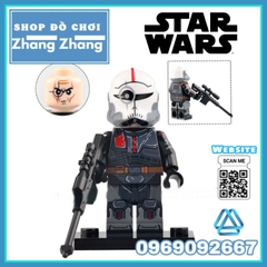 Đồ chơi xếp hình Star Wars gồm Stormtrooper - Sabine Wren - Wrecker Crosshair Vizla Minifigures Xinh X0307