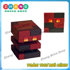 Đồ chơi xếp hình Minecraft trong Mine Blocks gồm Hoglin - Ender Dragon - Magma Cube - Pufferfish Minifigures Xinh X0311