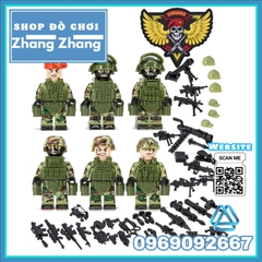 Đồ chơi Xếp hình Lực lượng đặc nhiệm Spetsnaz Alpha Nga tinh nhuệ giỏi nhất thế giới Lego Minifigures Tbstoy Tbs41-46
