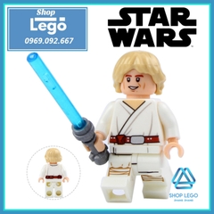 Xếp hình Star Wars Skywalker - Jinn - Leia Ahsoka - Savage - Protocol Droid - Windu - Padme Lego Minifigures Pogo PG8028