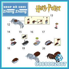 Đồ chơi xếp hình Nhện tinh Aragog trong Harry Potter mô hình Minifigures Lele L157