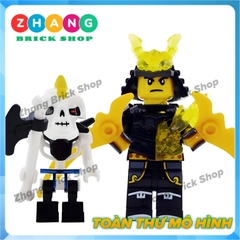 Đồ chơi xếp hình Ninjago Skull Jay Lloyd Fangtom Nya Kai Oni Mr E Kruncha Nuckal Skulkin Frakjaw 11414