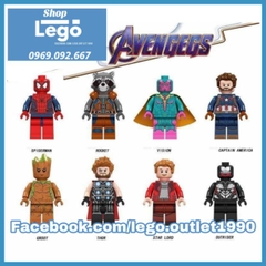 Xếp hình The Avengers Infinity War Vision , Groot Lego Minifigures Lele D138 145