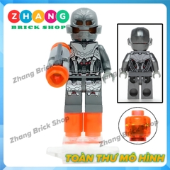 Xếp hình Nick Fury Vision Maria Hill Iron Man Ultimate Ultron Baron Strucker Lego Minifigures  Decool 0223-0228