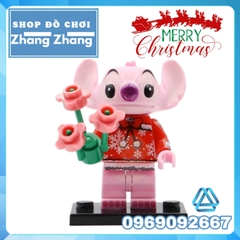 [FREESHIP MAX] Đồ chơi Xếp hình Giáng sinh Merry Christmas Mickey - Minnie - Angel - Stitch - Sonic - Santa Claus Minifigures WM6076 [Shop Đồ Chơi Zhang Zhang]