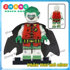 Xếp hình Dare Devil Deadshot Harley Quinn Robin Spider man Wonder Woman Joker Lego Minifigures POGO pg8196