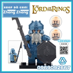 Đồ chơi xếp hình tộc chiến binh người lùn Mountain Dwarf trong The lord of the ring Minifigures Koruit KT1054