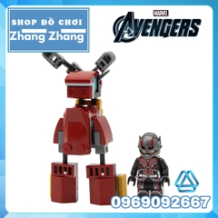 Đồ chơi Xếp hình Thanos đại chiến Iron man Thor Hulk Ant-Man Hawkeye Captain Marvel Minifigures Sy6399