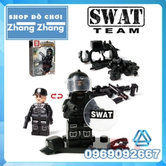 Lego xếp hình cảnh sát police lực lượng đặc nhiệm S.W.A.T Swat Lego MinifiguresTbs Toys Tbs 11-16 Tbs 0211