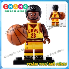 Xếp hình Kobe Bryant - Michael Jordan - LeBron James tặng kèm bóng rổ NBA Lego Minifigures Koruit KT1021