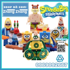 Đồ chơi xếp hình Bọt biển tinh nghịch Spongebob Squarepants Minifigures Shenyang Lebq 1571