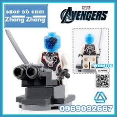 Đồ chơi Xếp hình Thor - Nebula Hawkeye - Captain Marvel - Chitauri - Outtrider Thanos Minifigures Lele 34095 D157 164