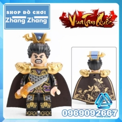 Xếp hình 12 nhân vật Tam Quốc Tào Tháo Quan Vũ Trương Phi Triệu Tử Long Lữ Bố Khổng Minh Lego Minifigures Decool 2030