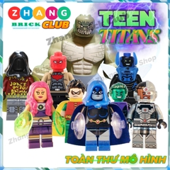 Xếp hình Teen Titans Siêu anh hùng DC Comics Lego Minifigures Xinh X0126