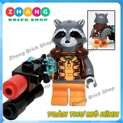 Mô hình nhân vật Star lord Ronan Rocket Raccoon Nebula Gamora Drax Becool 0175 0180 Zhang Brick Shop