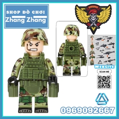 Đồ chơi Xếp hình Lực lượng đặc nhiệm Spetsnaz Alpha Nga tinh nhuệ giỏi nhất thế giới Lego Minifigures Tbstoy Tbs41-46