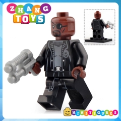 Xếp hình Lego Spider-Man Far From Home Mysterio Peter Parker Nick Fury Happy Hogan Hydro Man Lego Minifigures Xinh X0249