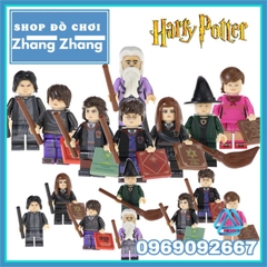 Đồ chơi xếp hình Harry Potter Hermione Dumbledore Minerva Dolores Ron Weasley Snape Minifigures POGO PG8133