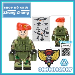 Đồ chơi Xếp hình Lực lượng đặc nhiệm Spetsnaz Alpha Nga tinh nhuệ giỏi nhất thế giới Lego Minifigures Tbstoy Tbs41-46