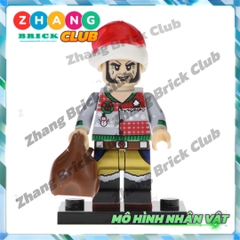 Mô hình nhân vật giáng sinh Hulk Deadpool Spider Man Wolverine Supergirl Groot Marry Christmas POGO PG8185