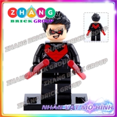 Xếp hình Loki - Robin - Wolverine - shazam - Flash - Nightwing - Venom - Deadpool DC Lego Minifigures Xinh X010 - 018