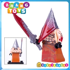 Xếp hình Jack Torrance Chainsaw Killer - Jason - Sam Elvira Twisty the Clown Pyramid Head Nurse Lego Minifigures WM6101